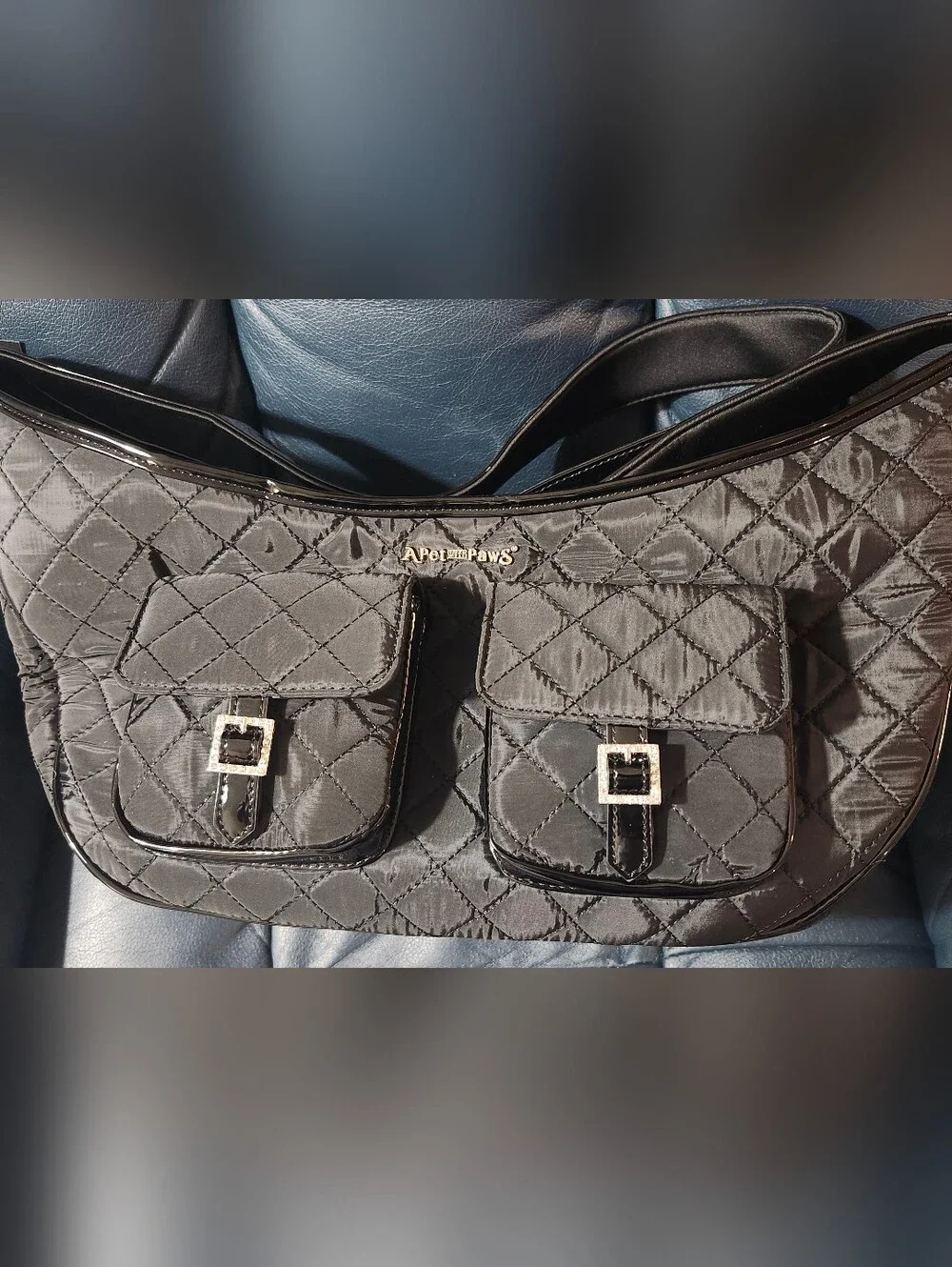 The Emily Quilted Sling by A Pet with Paws. Small:16